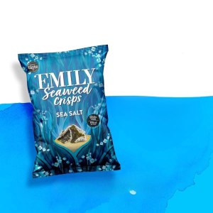 Additional picture of Emily Seaweed Crisps Sea Salt - 50g