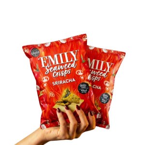 Additional picture of Emily Seaweed Crisps Sriracha - 18g