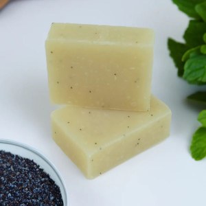 Additional picture of Friendly Soap | Peppermint & Poppy Seed Soap Bar