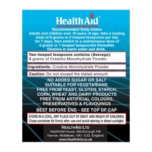 Additional picture of Health Aid Creatine Monohydrate Powder - 200g