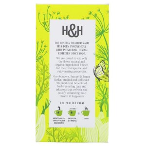 Additional picture of Heath & Heather Organic Fennel Teabags (20's)
