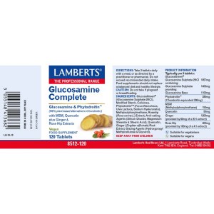 Additional picture of Lamberts Glucosamine Complete - 120 Tablets