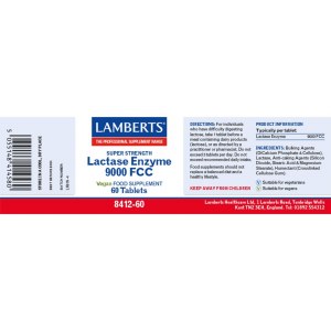 Additional picture of Lamberts Lactase Enzyme - 60 Tablets