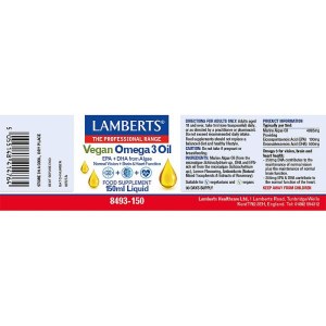 Additional picture of Lambert's Vegan Omega 3 Oil - 150ml