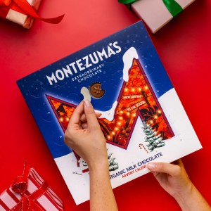 Additional picture of Montezuma's Organic Milk Chocolate Advent Calendar - 150g