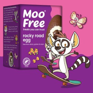 Additional picture of Moo Free Rocky Road Easter Egg - 85g