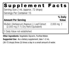 Additional picture of Nature's Answer Mullein Tincture - 30ml