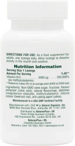 Additional picture of Nature's Plus Shot-O-B12  Lozenges (30's)