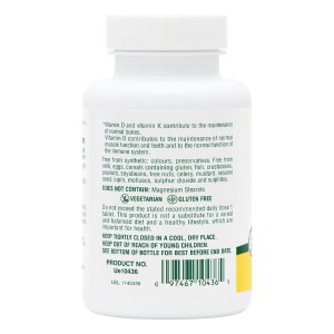 Additional picture of NaturesPlus Vitamins D3 & K2 - 90 Tablets