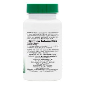 Additional picture of Nature's Plus Red Yeast Rice 600mg - 60 Capsules