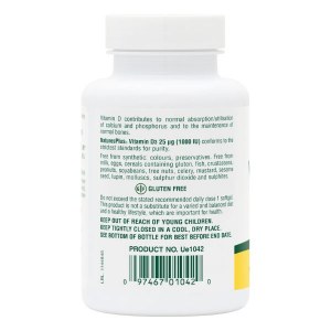 Additional picture of Nature's Plus Vitamin D3 1000iu - 180 Softgels