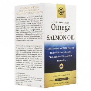 Additional picture of Solgar Full Spectrum Omega Salmon Oil - 120 Softgels