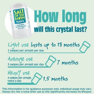 Additional picture of Salt of the Earth Crystal Deodorant - 50g