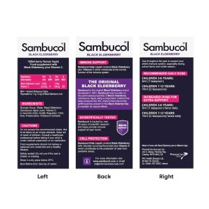 Additional picture of Sambucol Black Elderberry Extract for Kids - 120ml