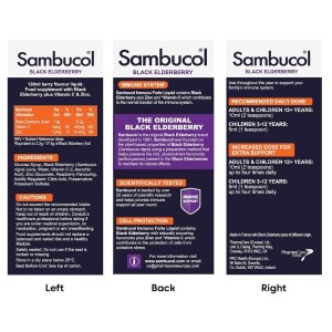 Additional picture of Sambucol Immuno Forte Black Elderberry Formula - 120ml