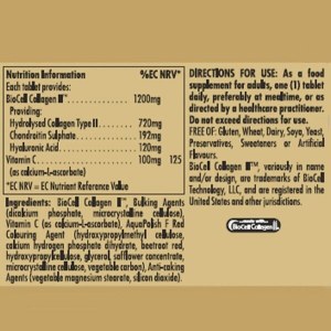 Additional picture of Solgar Collagen Hyaluronic Acid - 30 Tablets