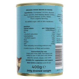 Additional picture of Suma Organic Mixed Beans - 400g