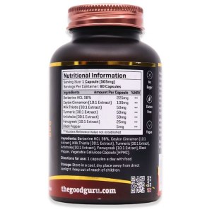 Additional picture of The Good Guru High Strength Berberine - 60 Capsules