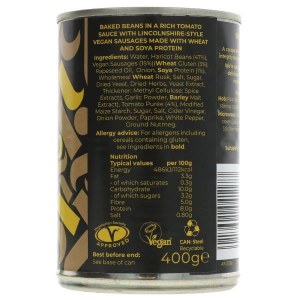 Additional picture of Suma Vegan Baked Beans & Sausages (400g)