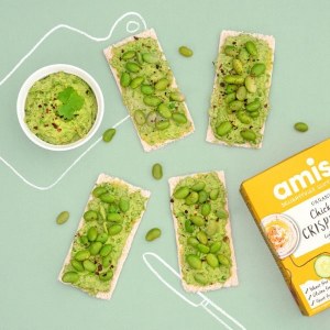 Additional picture of Amisa Gluten Free Chickpea Crispbread - 100g