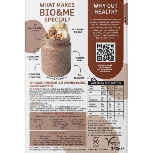 Additional picture of Bio & Me Overnight Oats Cocoa - 350g