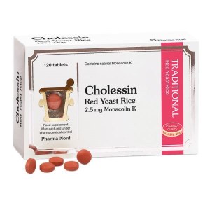 Additional picture of Pharma Nord Cholessin Red Yeast Rice - 120 Tablets
