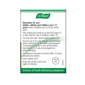 Additional picture of A Vogel Echinaforce Echinacea - 120 Tablets