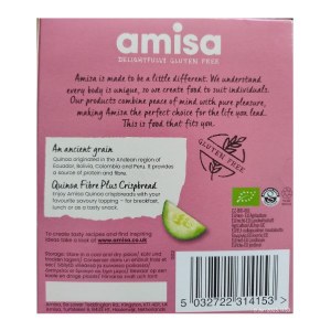 Additional picture of Amisa Quinoa Fibre Plus Crispbread - 100g