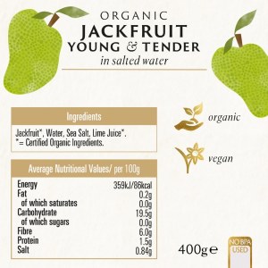 Additional picture of Biona Organic Jackfruit Young - 400g