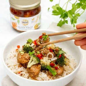 Additional picture of Biona Organic Seitan Pieces - 350g