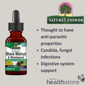 Additional picture of Nature's Answer Black Walnut & Wormwood - 30ml
