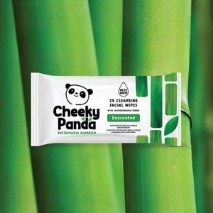 Additional picture of Cheeky Panda Unscented Facial Cleansing - 25 Wipes