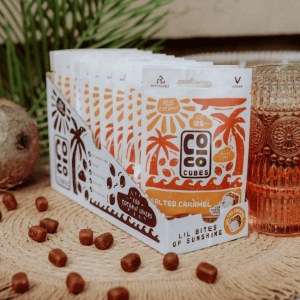 Additional picture of Coco Cubes Salted Caramel - 30g