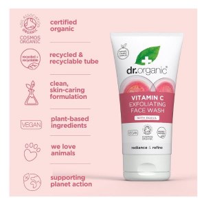 Additional picture of Dr Organic Guava Exfoliating Face Wash - 150ml