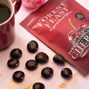 Additional picture of Forest Feast Dark Chocolate Sour Cherries - 120g