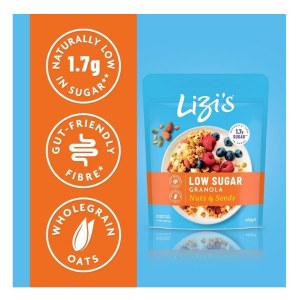 Additional picture of Lizi's Low Sugar Nuts & Seeds Granola - 400g