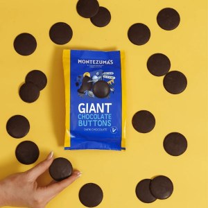 Additional picture of Montezuma's Giant Dark Chocolate Buttons - 120g