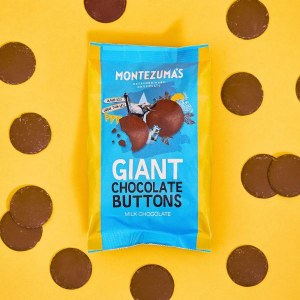 Additional picture of Montezuma's Giant Milk Chocolate Buttons - 120g