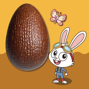 Additional picture of Moo Free Bunnycomb Egg - 85g