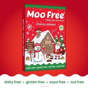 Additional picture of Moo Free Milk Chocolate Advent Calendar - 70g
