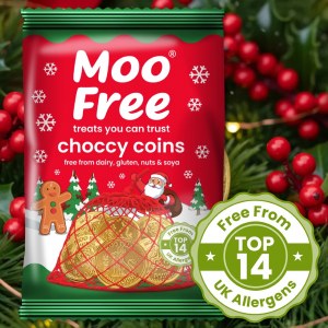 Additional picture of Moo Free Choccy Coins - 65g