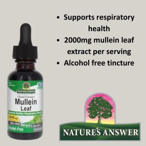 Additional picture of Nature's Answer Mullein Tincture - 30ml