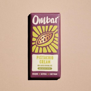 Additional picture of Ombar Pistachio Cream Chocolate Bar (70g)