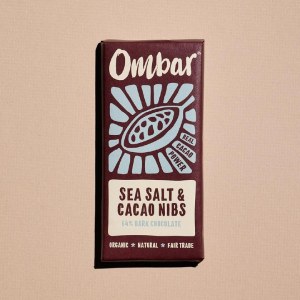 Additional picture of Ombar Raw Chocolate Bar - Salt & Nibs (70g)