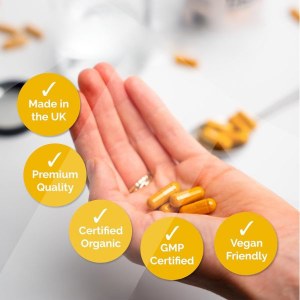 Additional picture of Taka Turmeric Turmeric Black Pepper - 120 Capsules