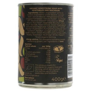 Additional picture of Suma Organic Minestrone Soup - 400g