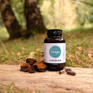Additional picture of Viridian Organic Chaga Extract - 30 Capsules