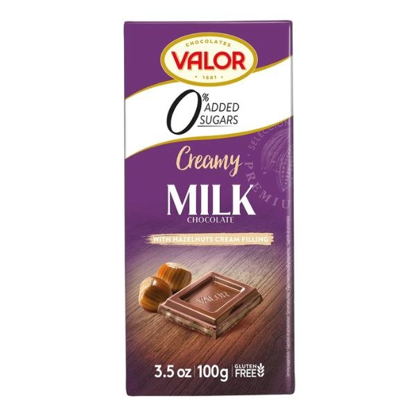 Picture of Valor Sugar Free Milk Chocolate - 100g