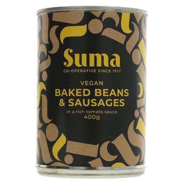 Suma Vegan Baked Beans & Sausages (400g)