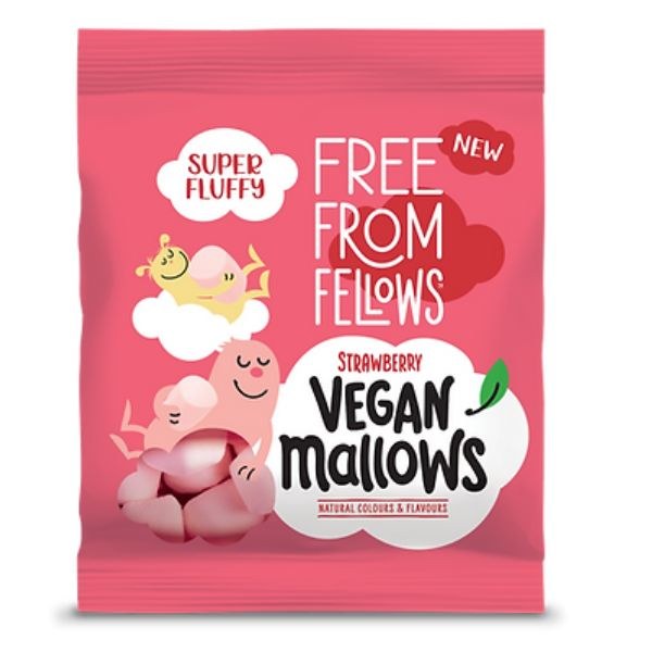 Free From Fellows Strawberry Vegan Mallows - 105g